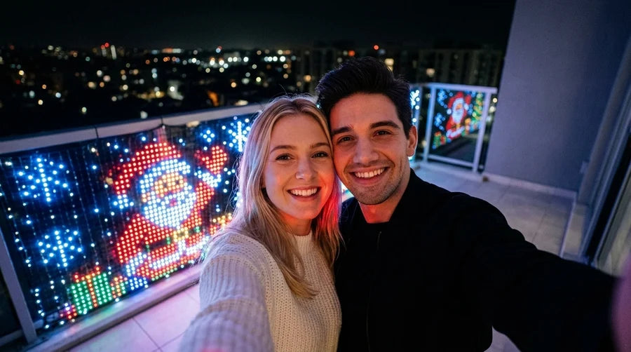 Même en pleine ville, un coin illuminé rend le retour à la maison plus doux.